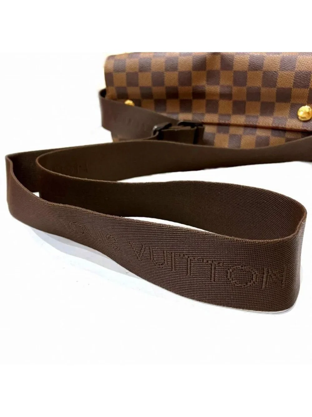 Louis Vuitton Naviglio Damier Shoulder Bag Canvas